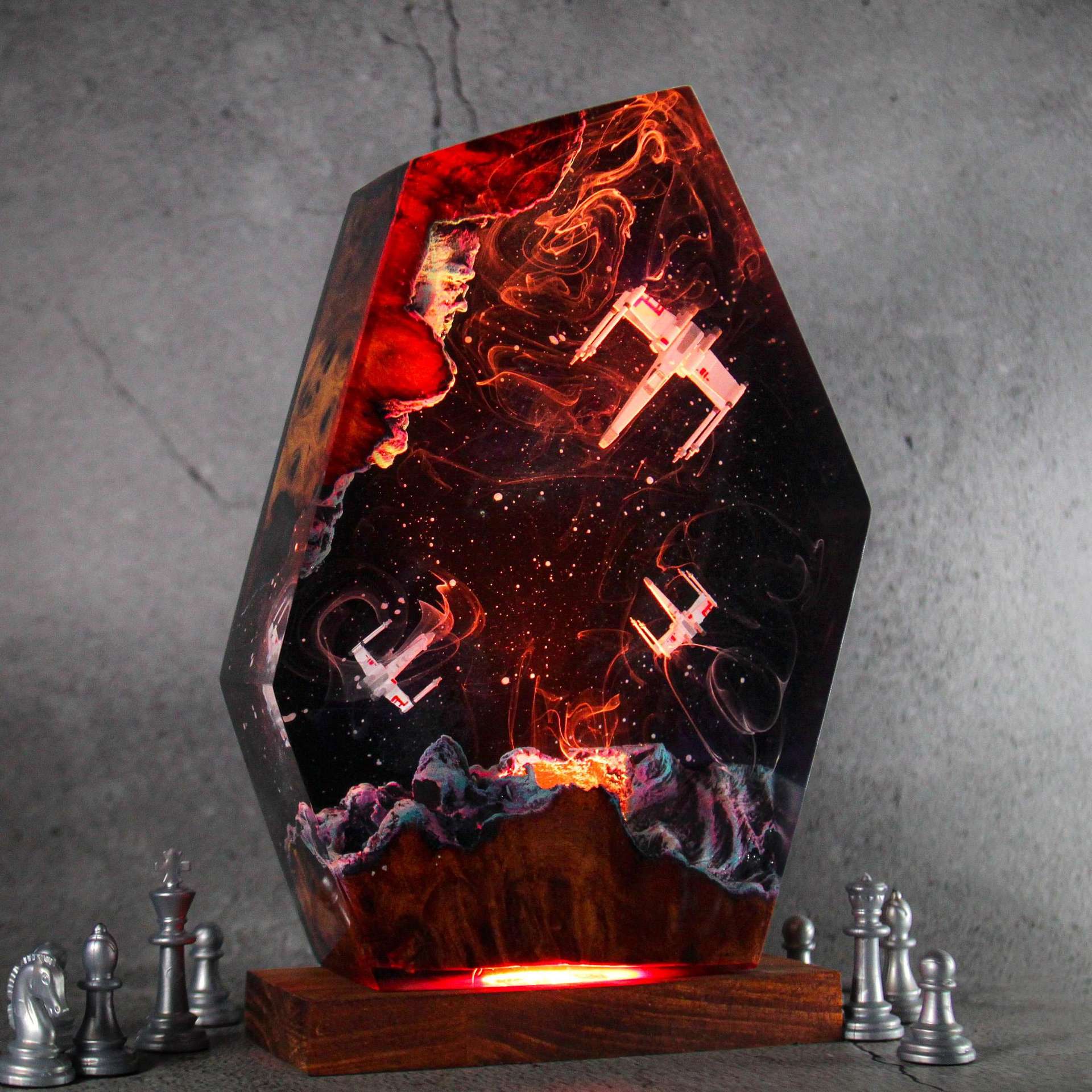 Customized Items Resin Table L - Room Decor Lighting Lamp review and price