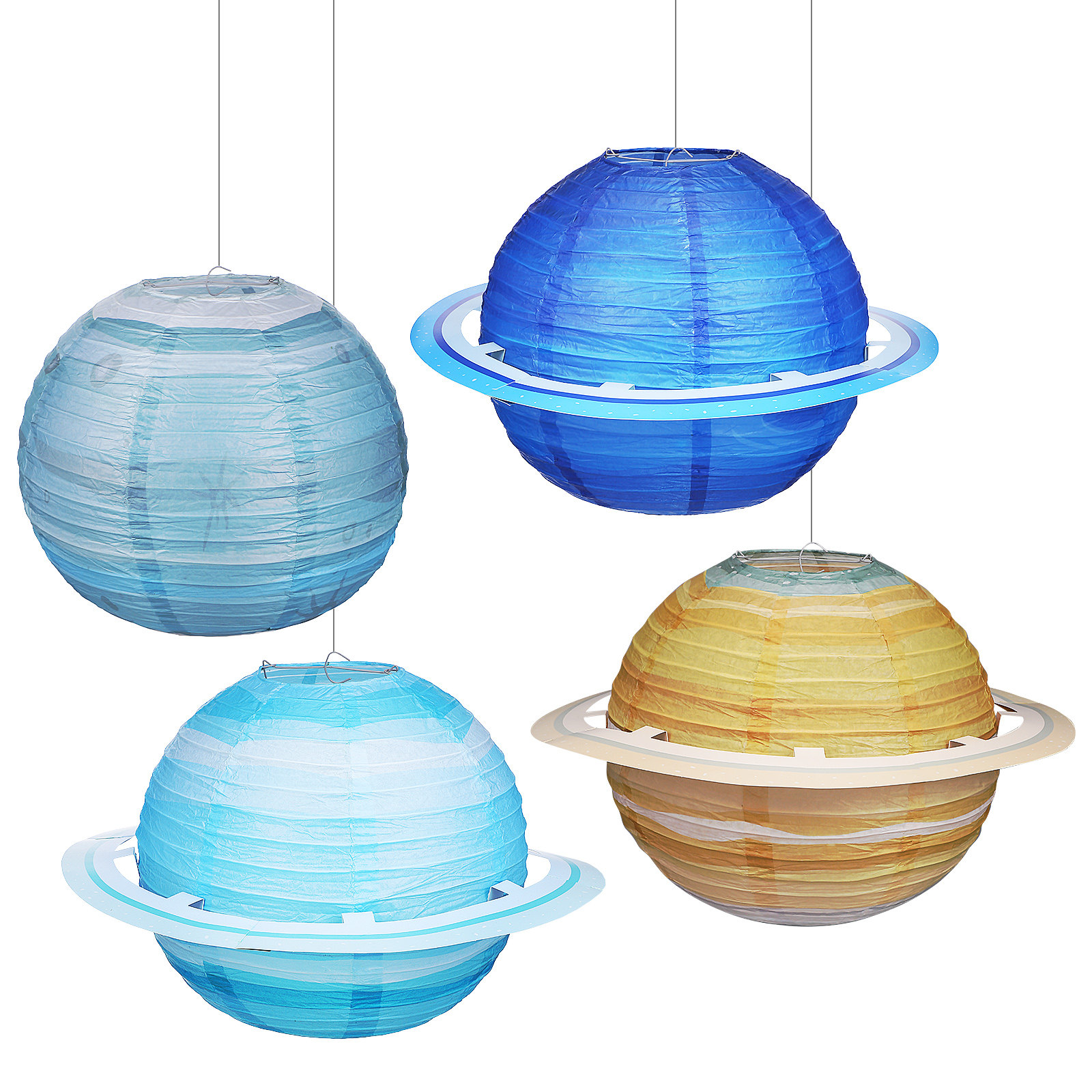 4Pcs Hanging Paper Lanterns De - Lantern Paper Solar review and price
