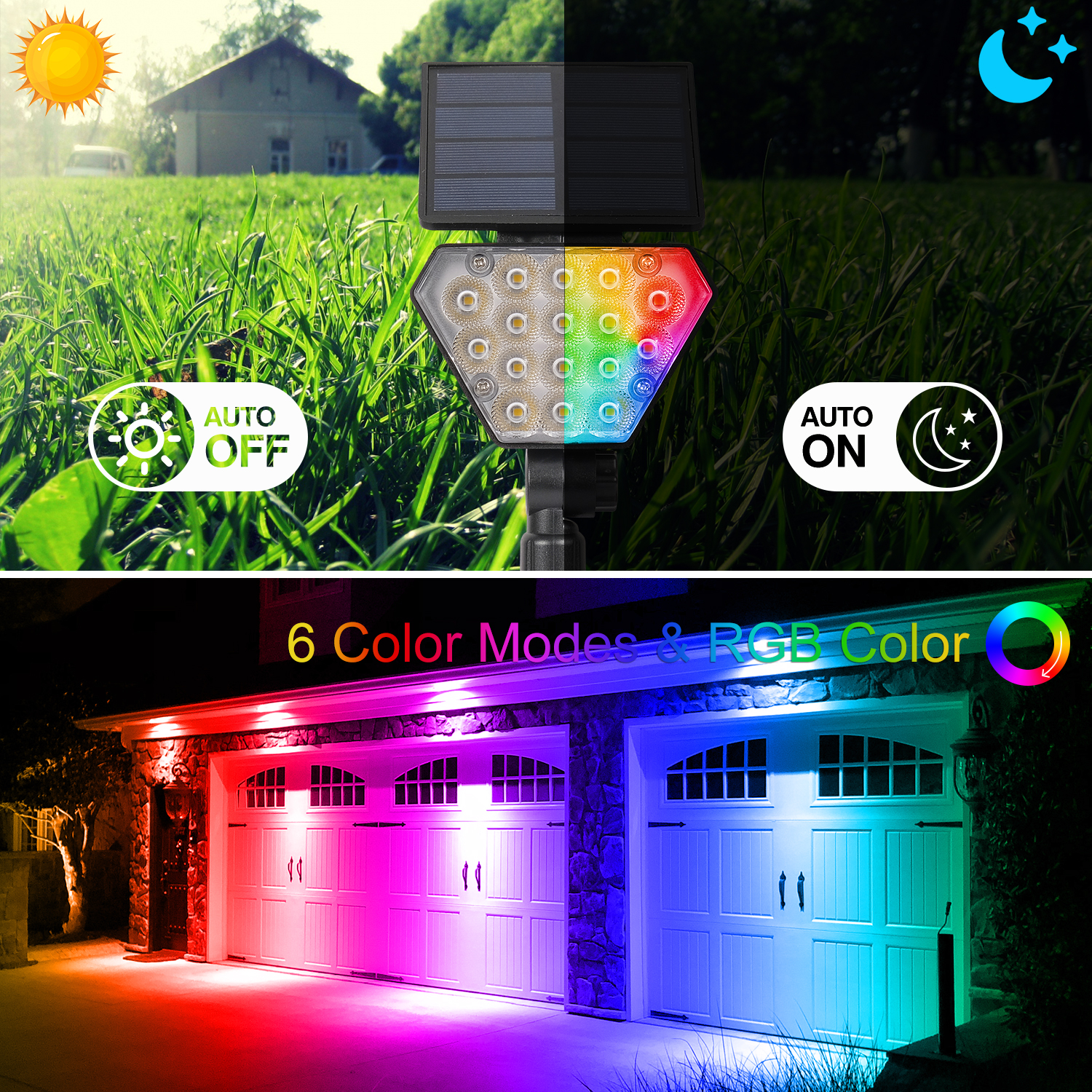 TSUN 2PCS Solar Spotlight Sola - Lighting Decor Sunrise review and price