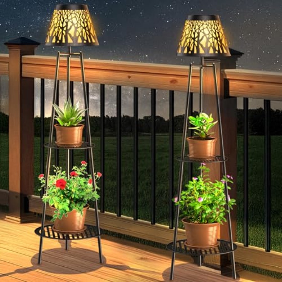 2 Pack Outdoor Solar Floor Lam - Lighting Decoration Outdoor review and price