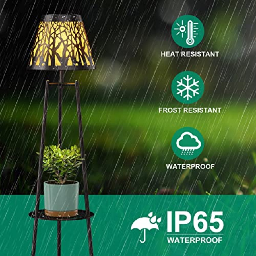 2 Pack Outdoor Solar Floor Lam - Lighting Decoration Outdoor review and price