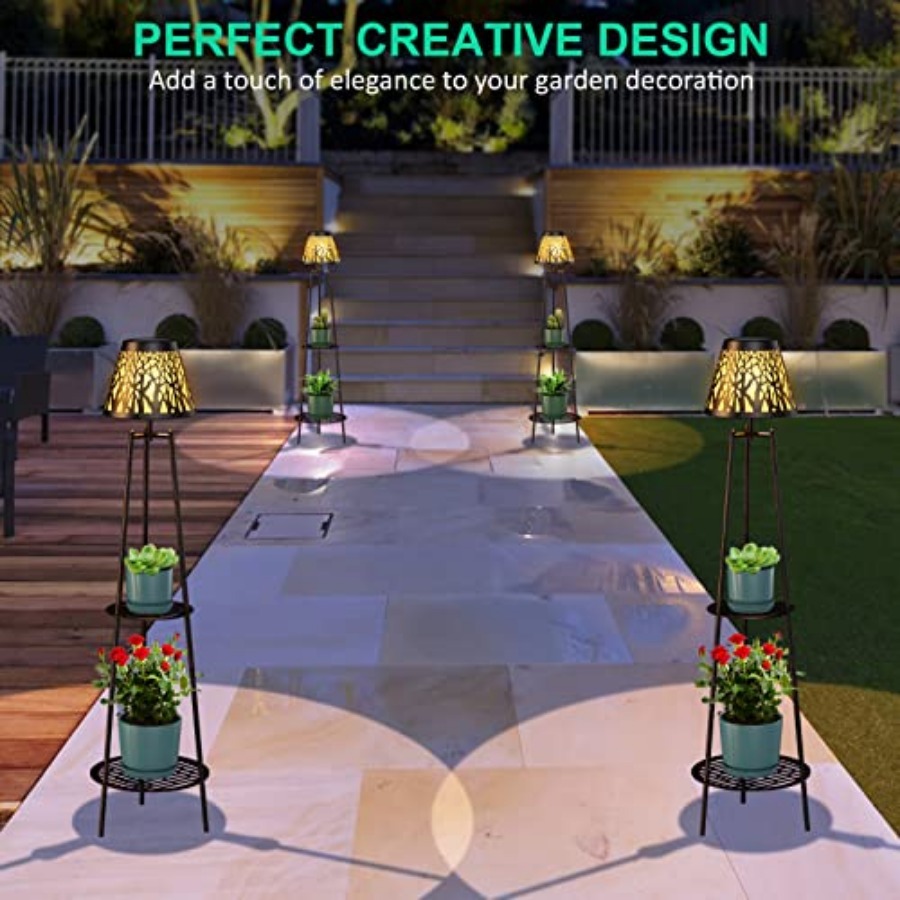 2 Pack Outdoor Solar Floor Lam - Lighting Decoration Outdoor review and price