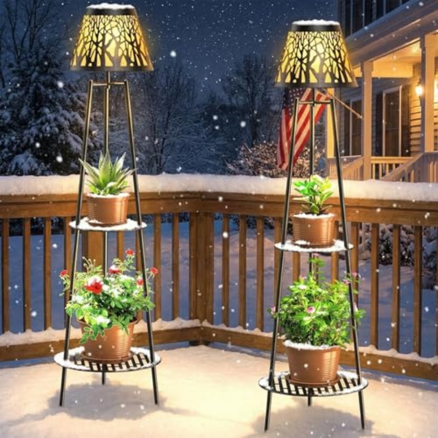 2 Pack Outdoor Solar Floor Lam - Lighting Decoration Outdoor review and price