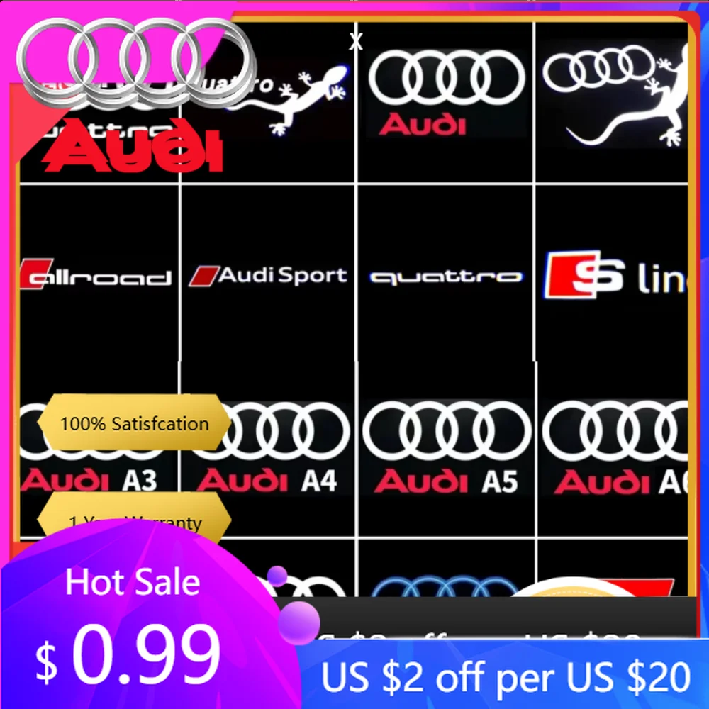 Hub Caps Hot For Audi 2/4PCS c - Gecko Lighting & Decor review and price