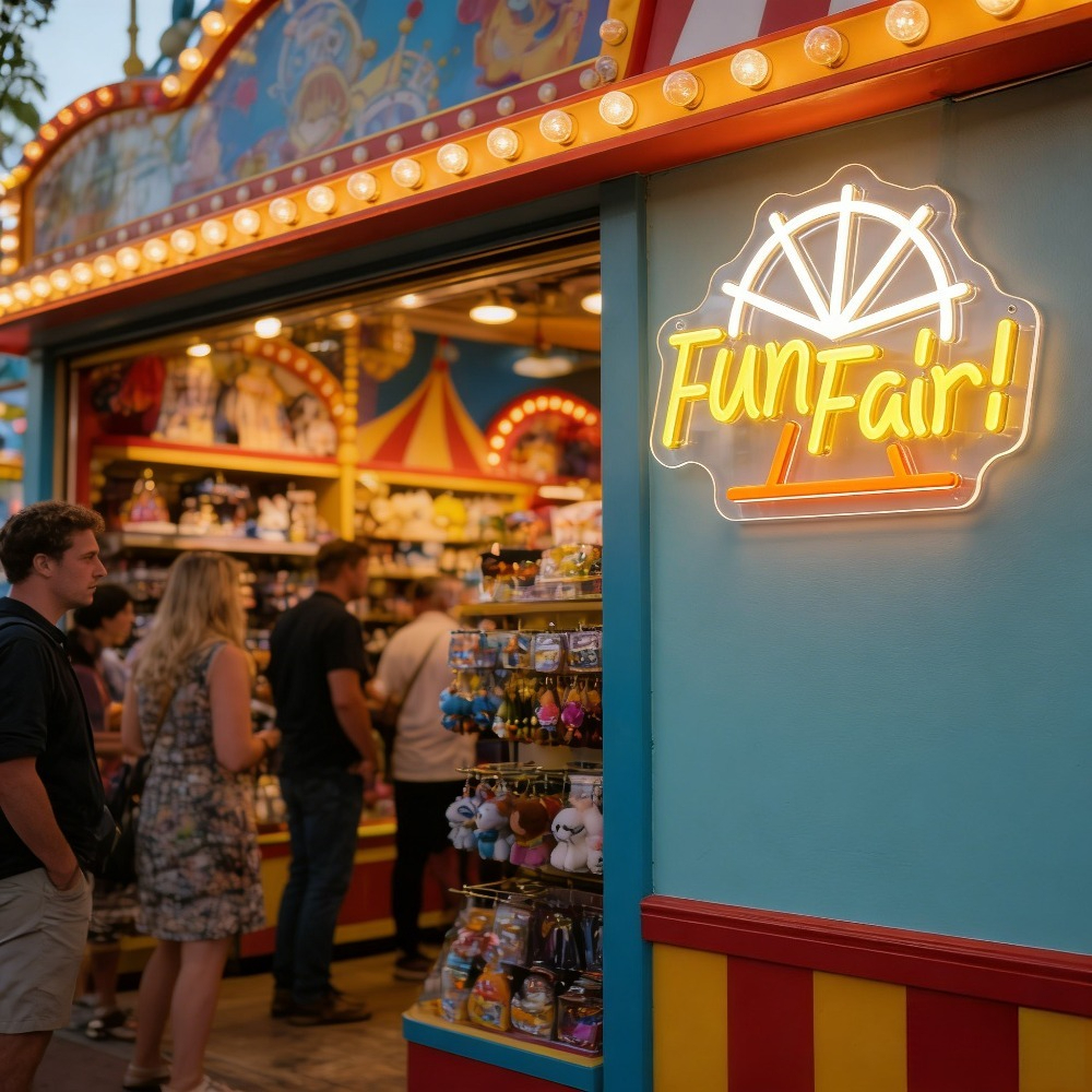 Fun Fair LED Neon Light for Wa - Outdoor Lighting Decor Ideas review and price