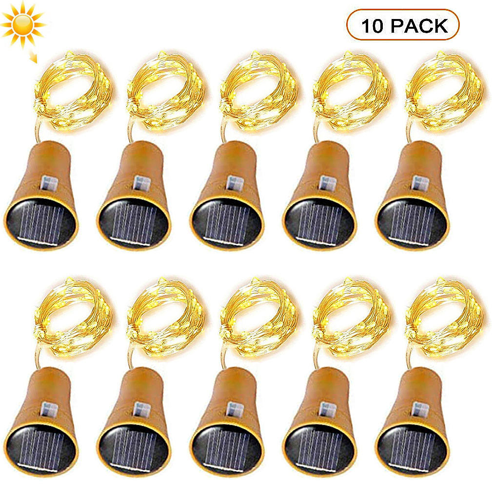 10/20LEDs Solar Wine Bottle St - Lantern Paper Solar review and price