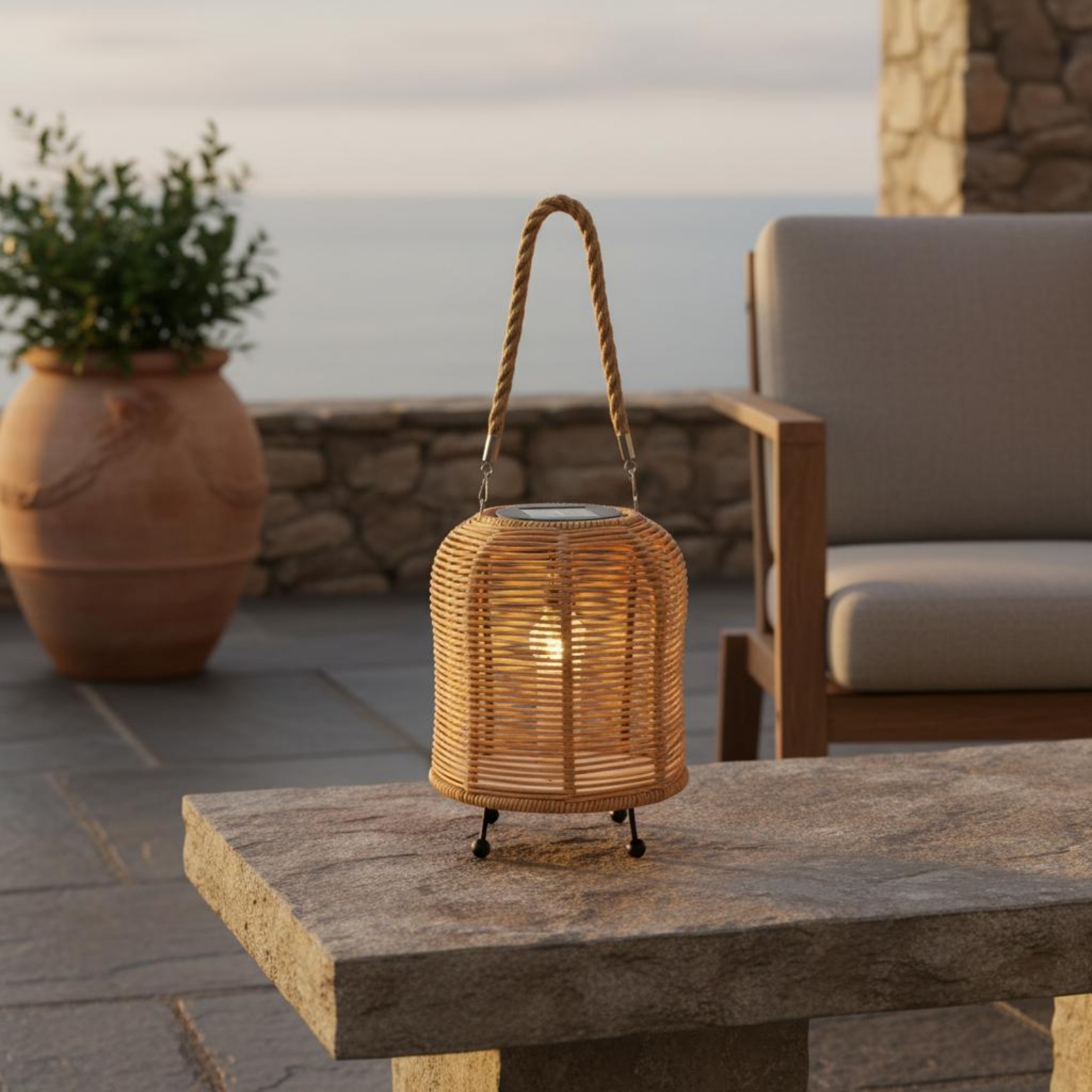 Handwoven Solar Lantern Warm L - Lighting Decoration Outdoor review and price