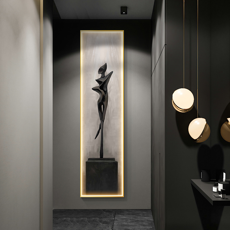 Modern Abstract Art Interior P - Foyer Lighting Wall Decor review and price