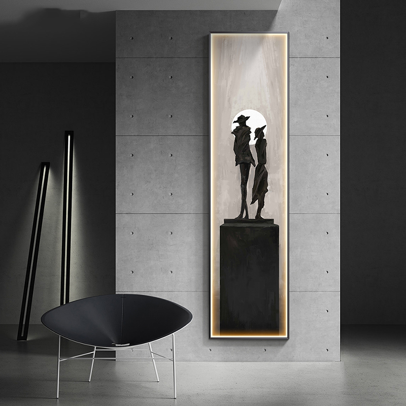 Modern Abstract Art Interior P - Foyer Lighting Wall Decor review and price