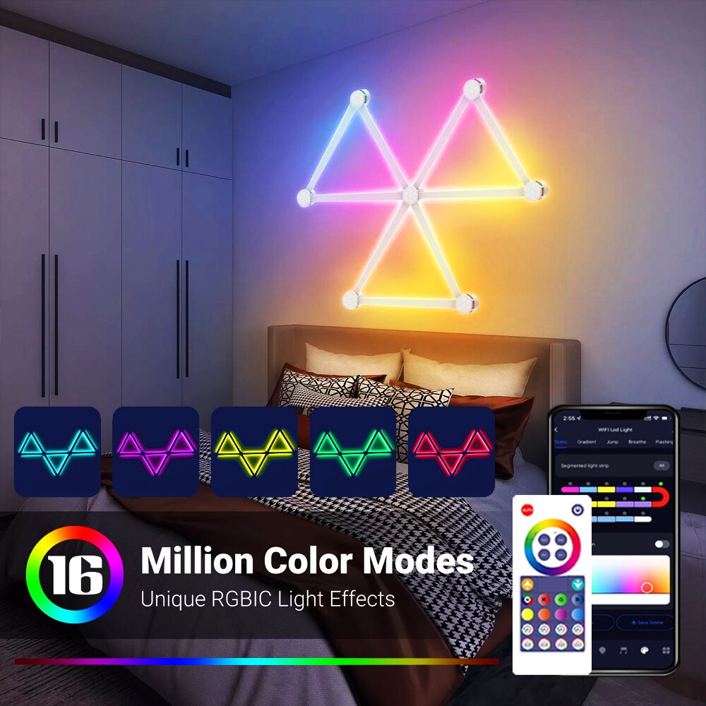 LED Smart Wall Lamp RGBIC Ligh - Foyer Lighting Wall Decor review and price