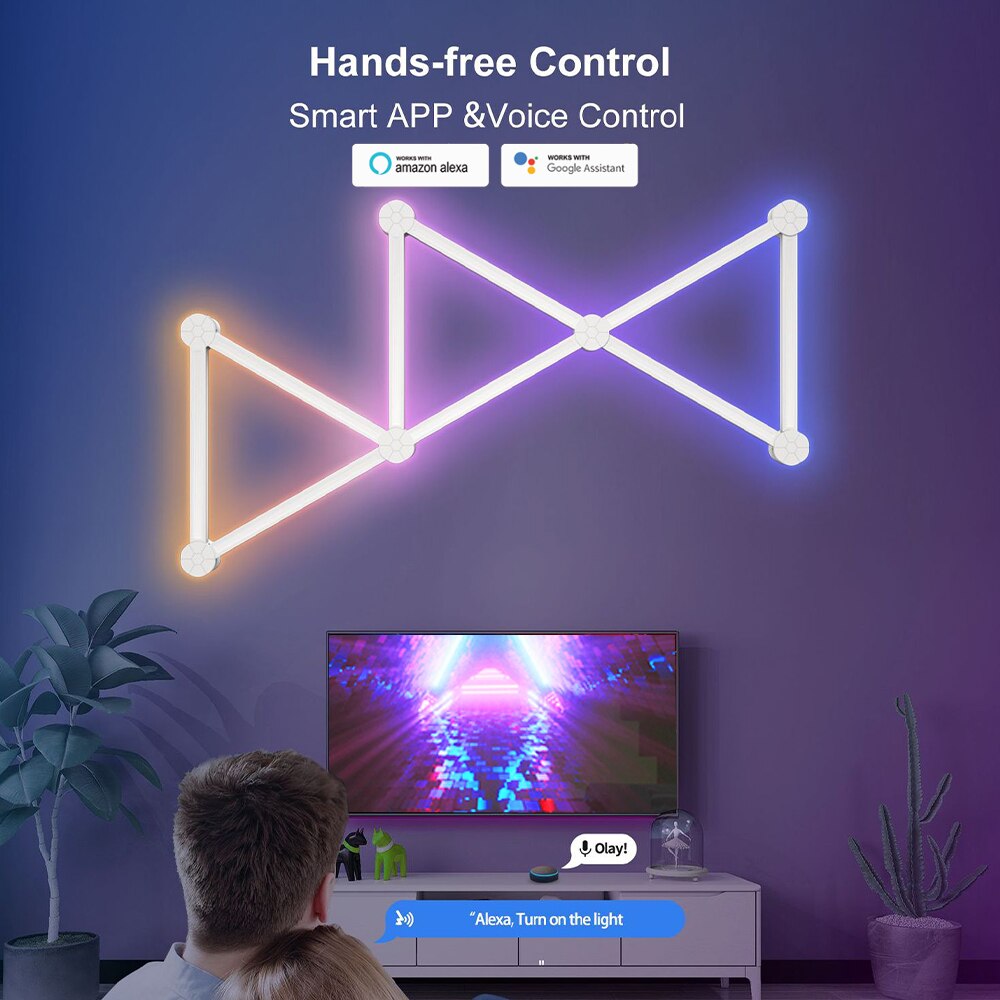 LED Smart Wall Lamp RGBIC Ligh - Foyer Lighting Wall Decor review and price