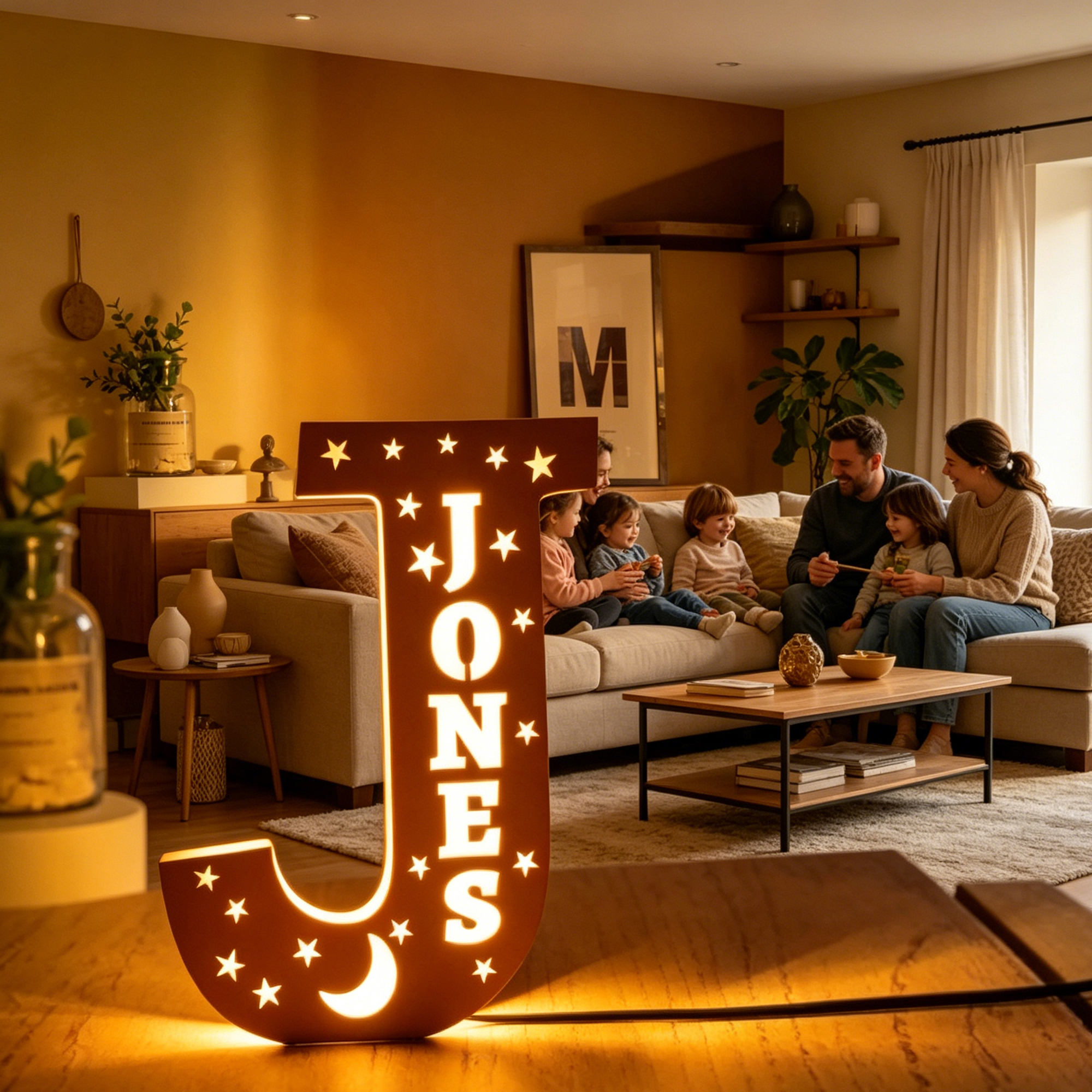 1Pc Custom USB Powered Wooden  - Lighting Christmas Decor review and price