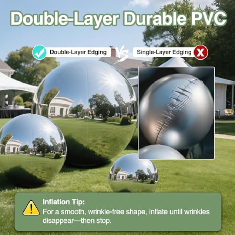 Inflatable Mirror Ball for Par - Disco Ball Mirror review and price