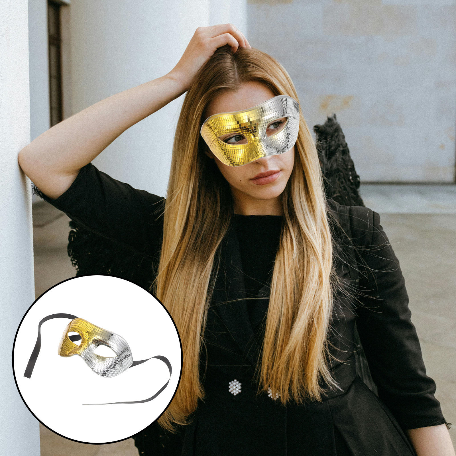 Disco Mask Mirror Masquerade B - Disco Ball Mirror review and price