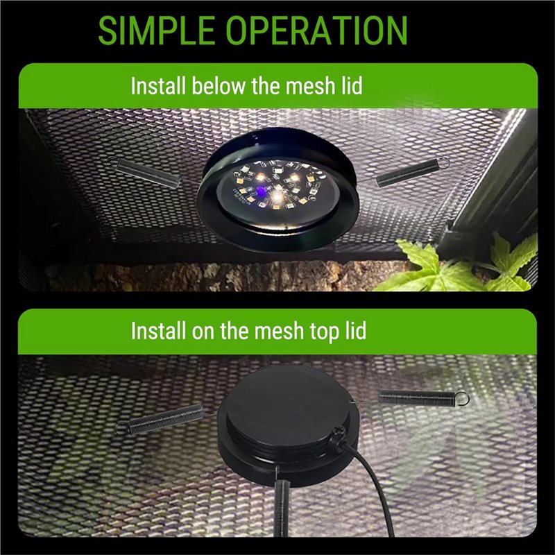 【ORNAMENT】Full Spetrum LED UVA - Gecko Lighting & Decor review and price