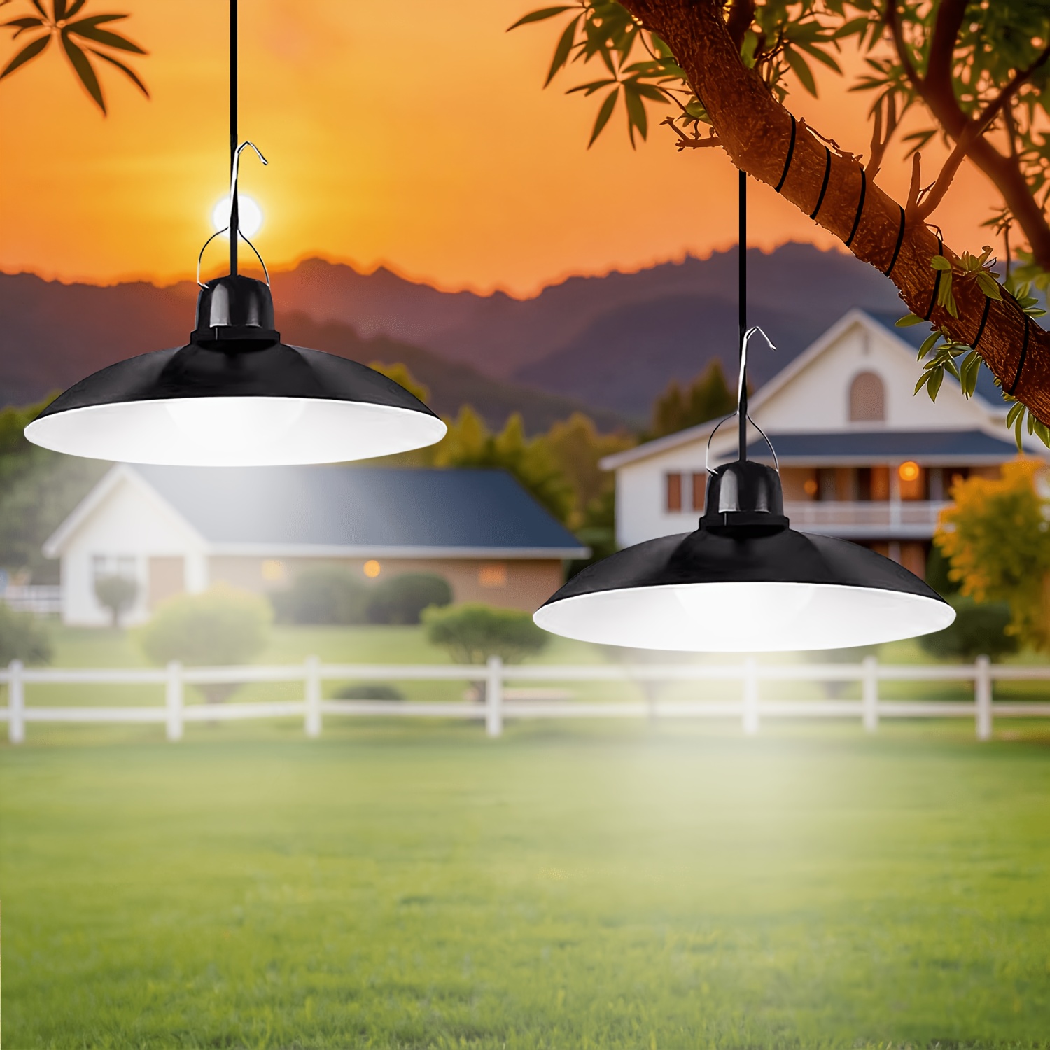 1pc Solar Pendant Light Outdoo - Room Decor Lighting Lamp review and price
