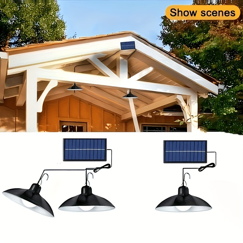 1pc Solar Pendant Light Outdoo - Room Decor Lighting Lamp review and price