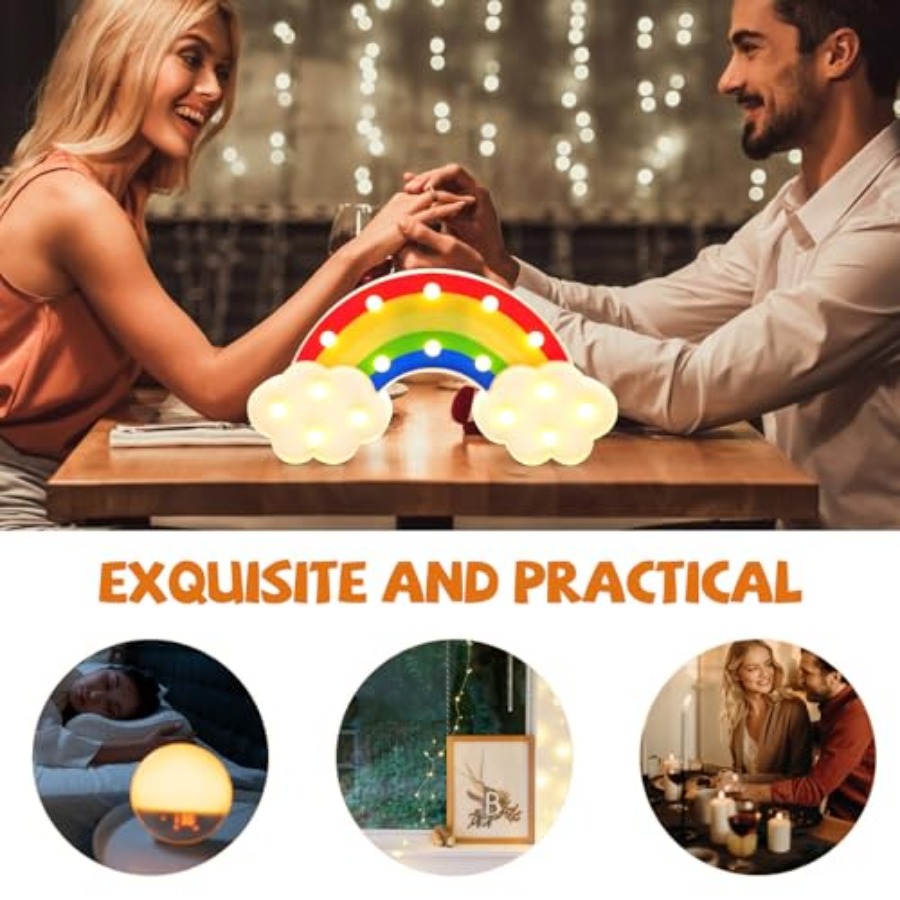 LED Rainbow Desk Light Bedside - Lightings Decoration review and price