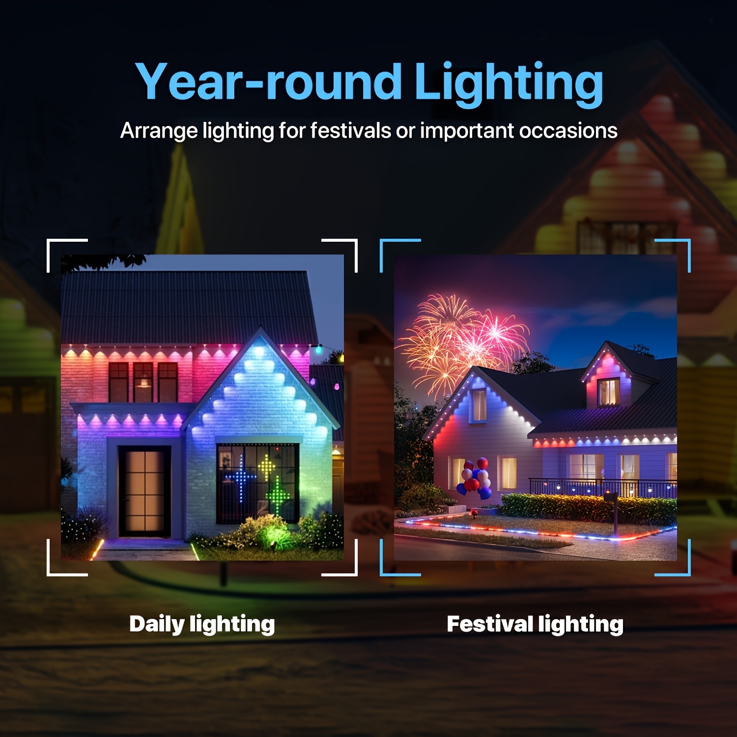 RGB+IC Smart Outdoor Eaves Lig - Lighting Decoration Outdoor review and price