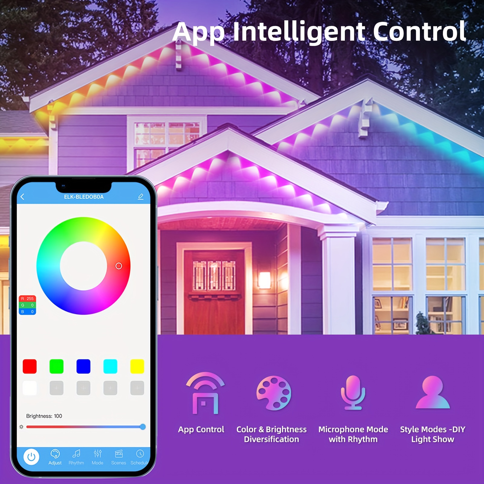 RGB+IC Smart Outdoor Eaves Lig - Lighting Decoration Outdoor review and price