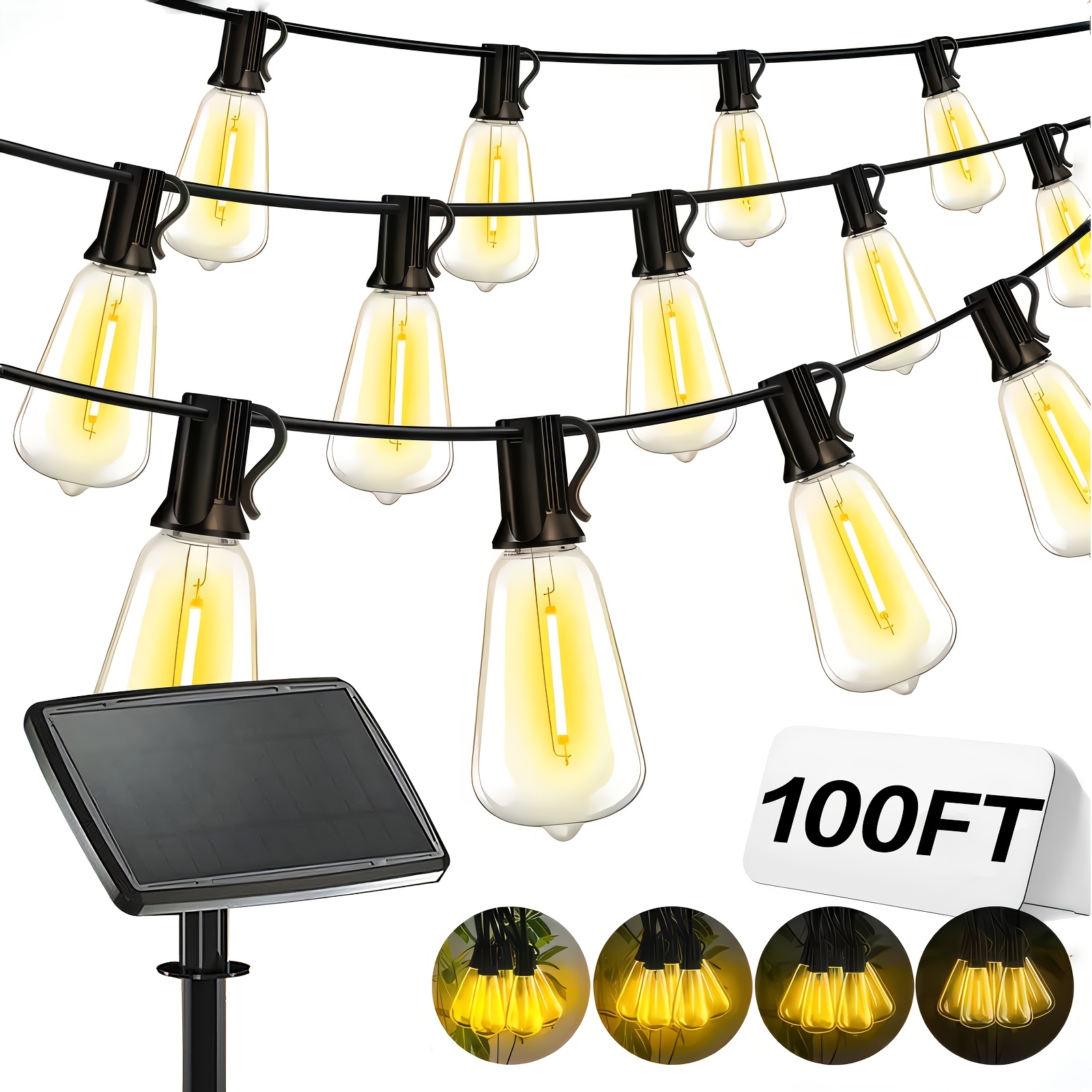 Solar Lights Outdoor, 100ft Pa - Lighting Christmas Decor review and price