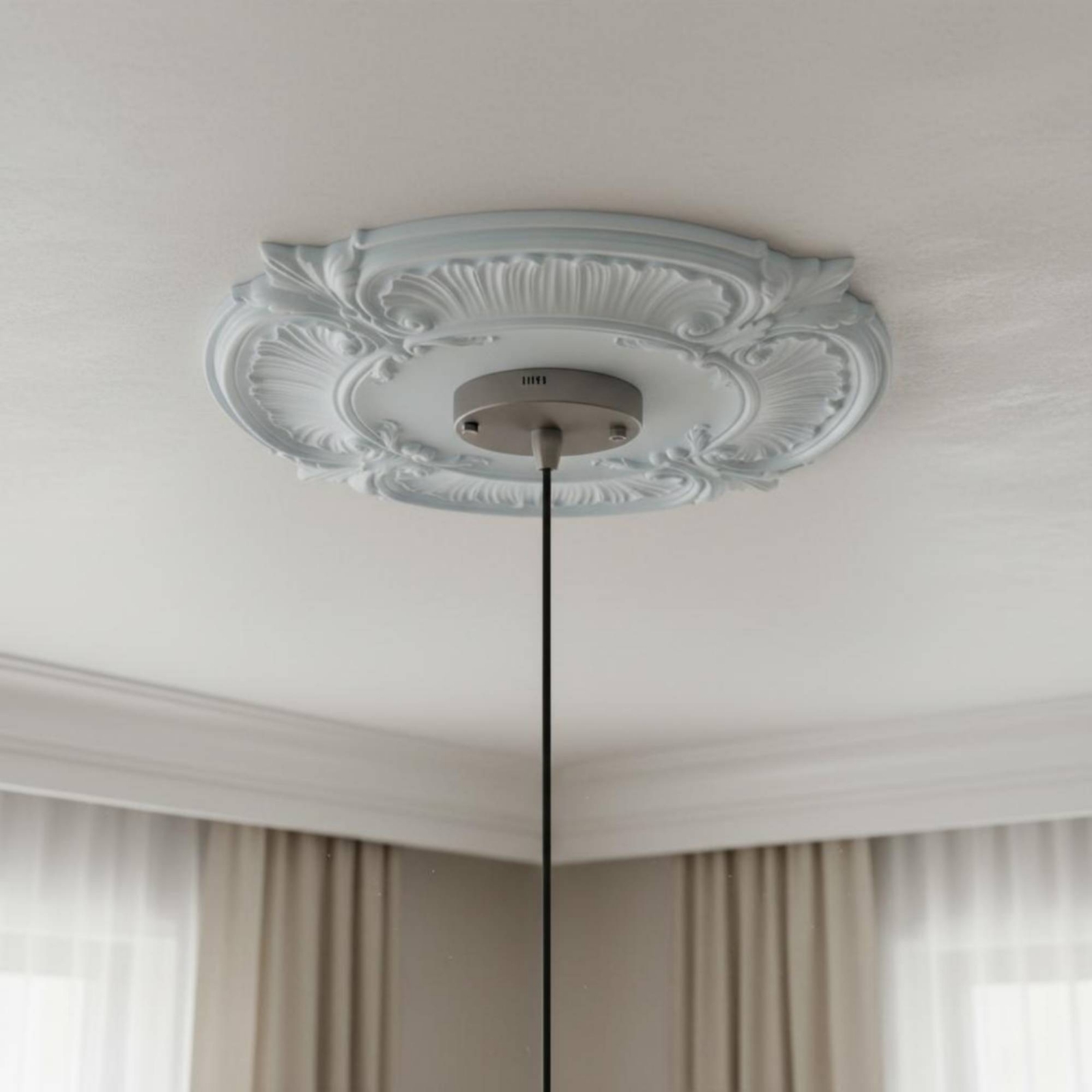 Round PU Ceiling Medallion Fre - Lightings Decoration review and price