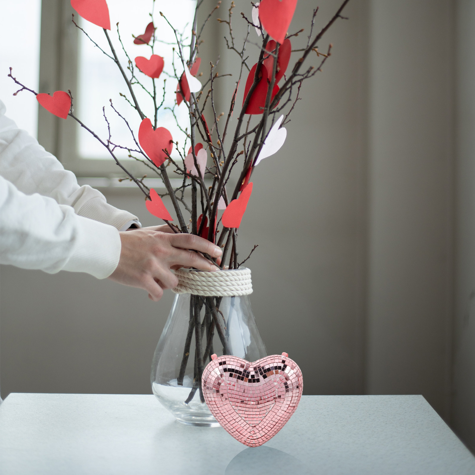 Heart Shaped Disco Ball Valent - Disco Ball Mirror review and price