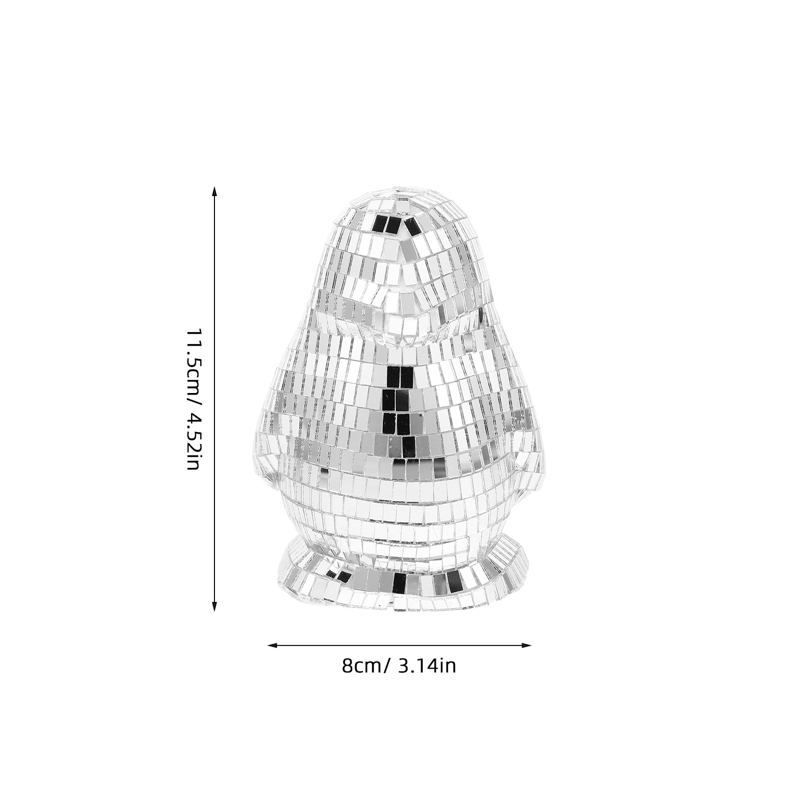 3Pcs Cute Penguin Shape Disco  - Disco Ball Mirror review and price