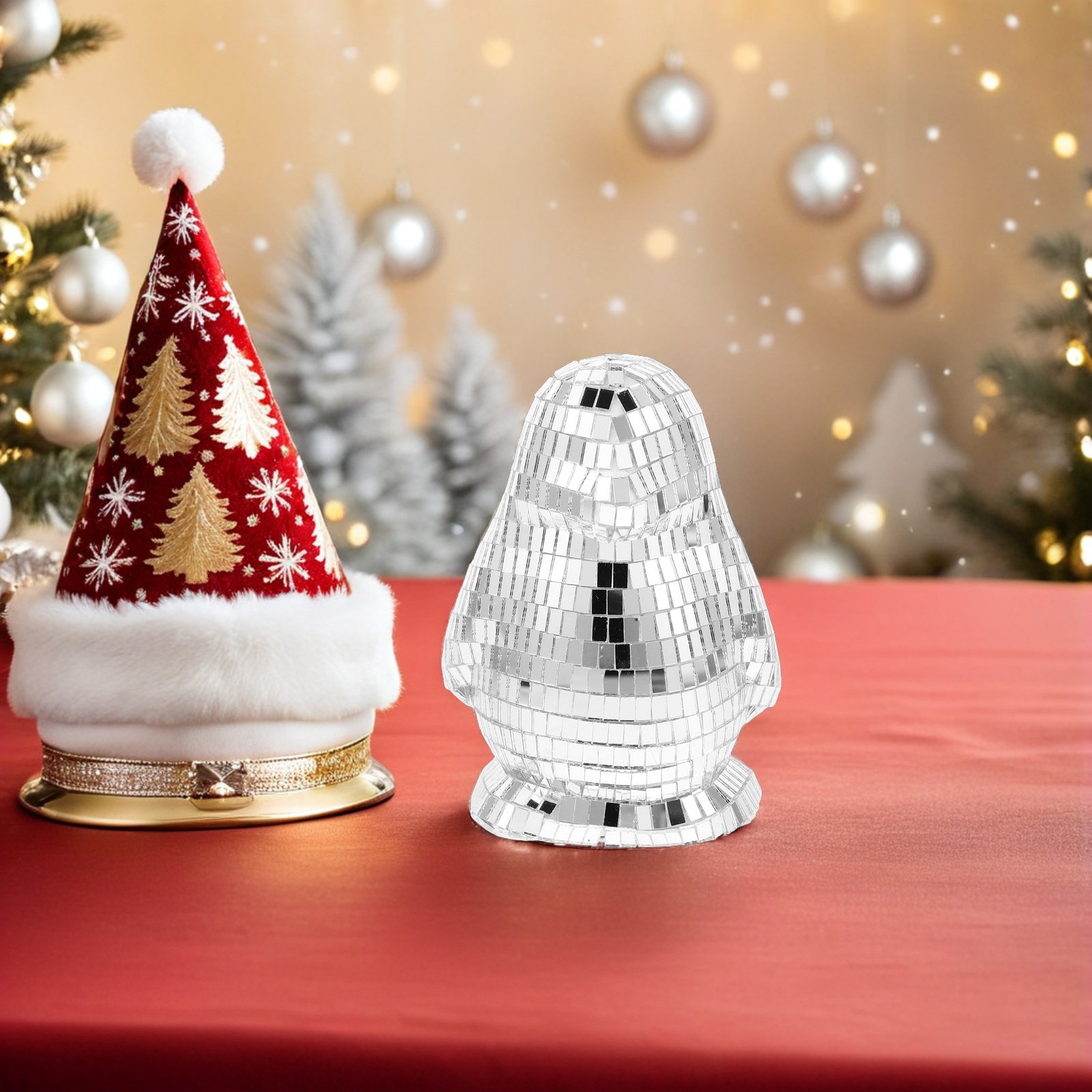 3Pcs Cute Penguin Shape Disco  - Disco Ball Mirror review and price