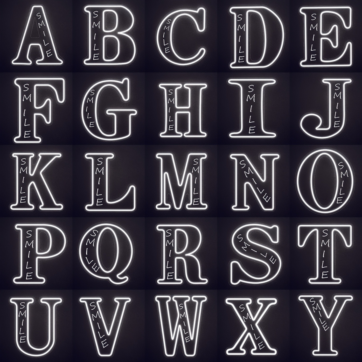 Custom 26 Letters 3D Embossed  - Lighting Christmas Decor review and price