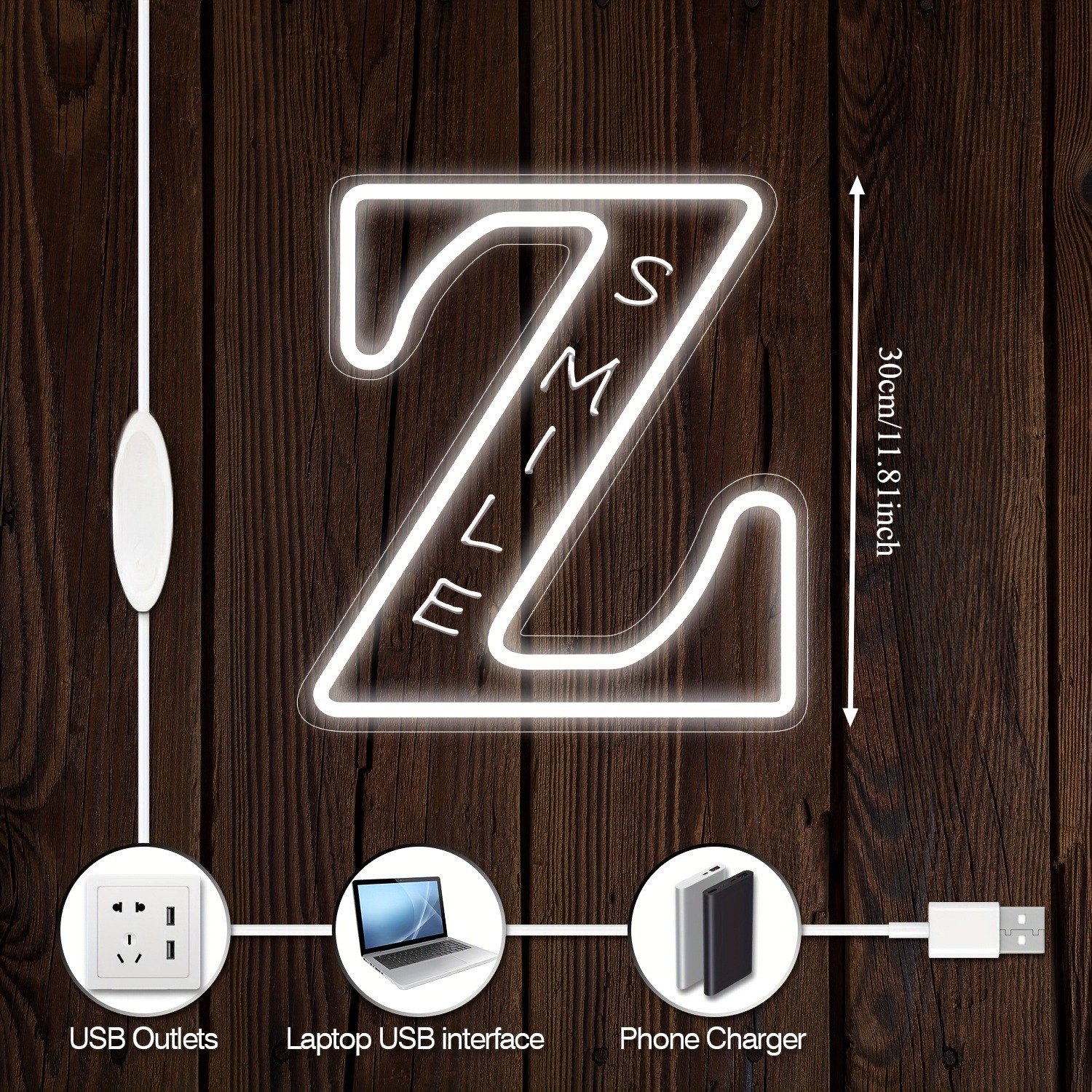 Custom 26 Letters 3D Embossed  - Lighting Christmas Decor review and price