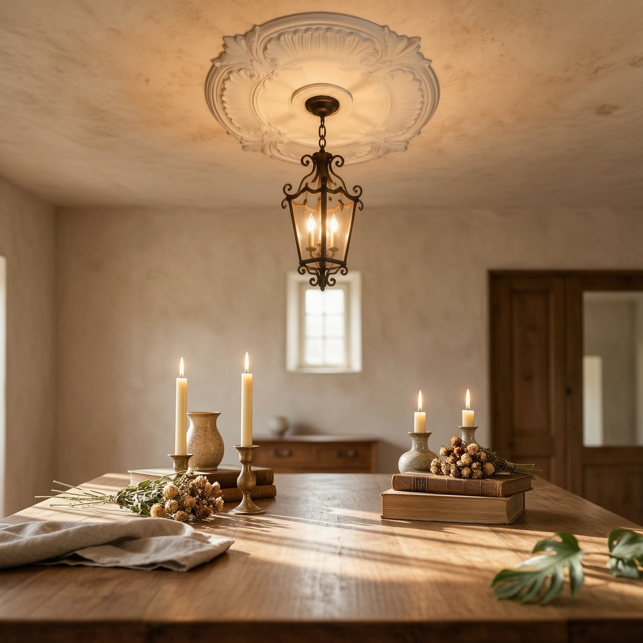 Round PU Ceiling Medallion Orn - Lightings Decoration review and price