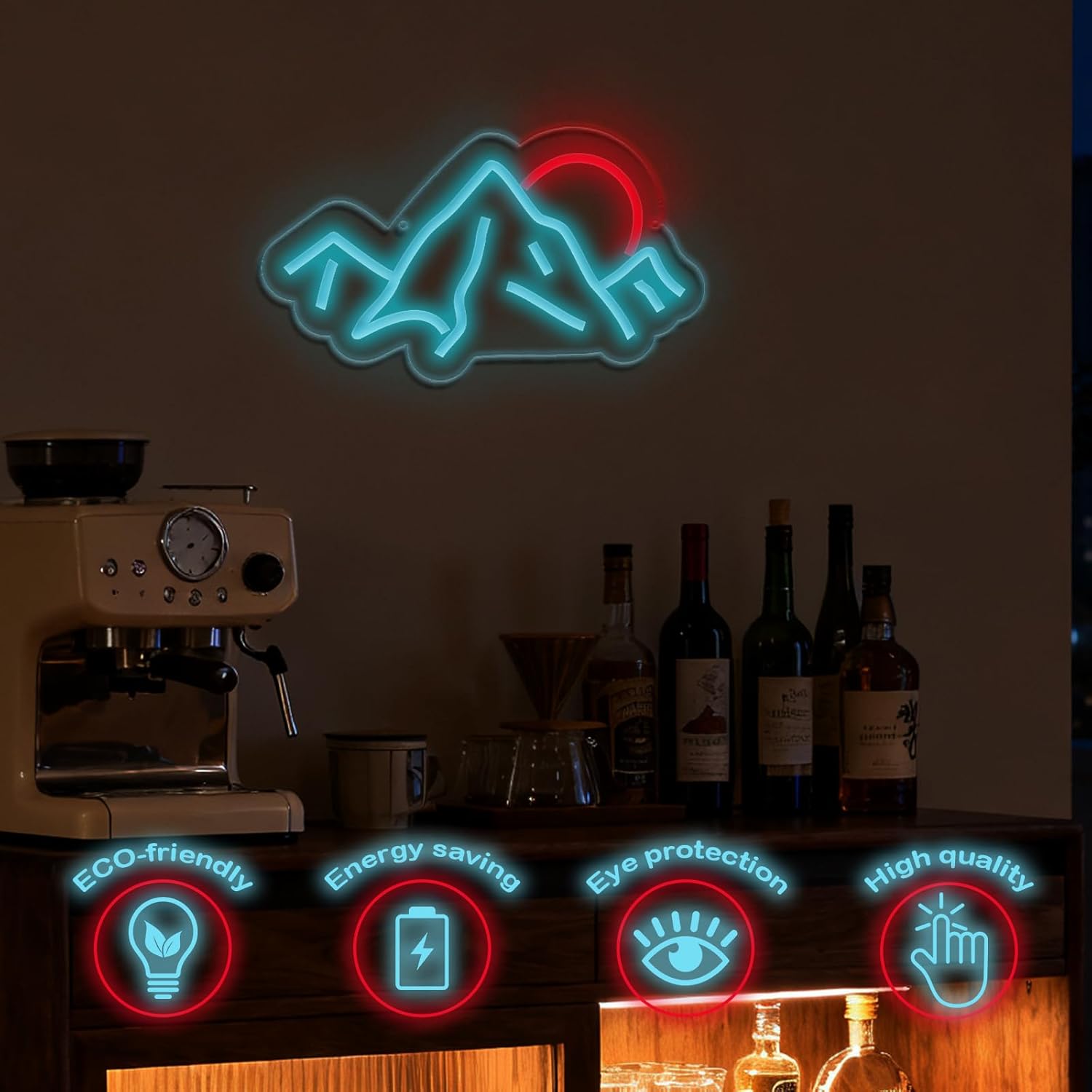 Sunrise Sunset Neon Sign Mount - Lighting Decor Sunrise review and price