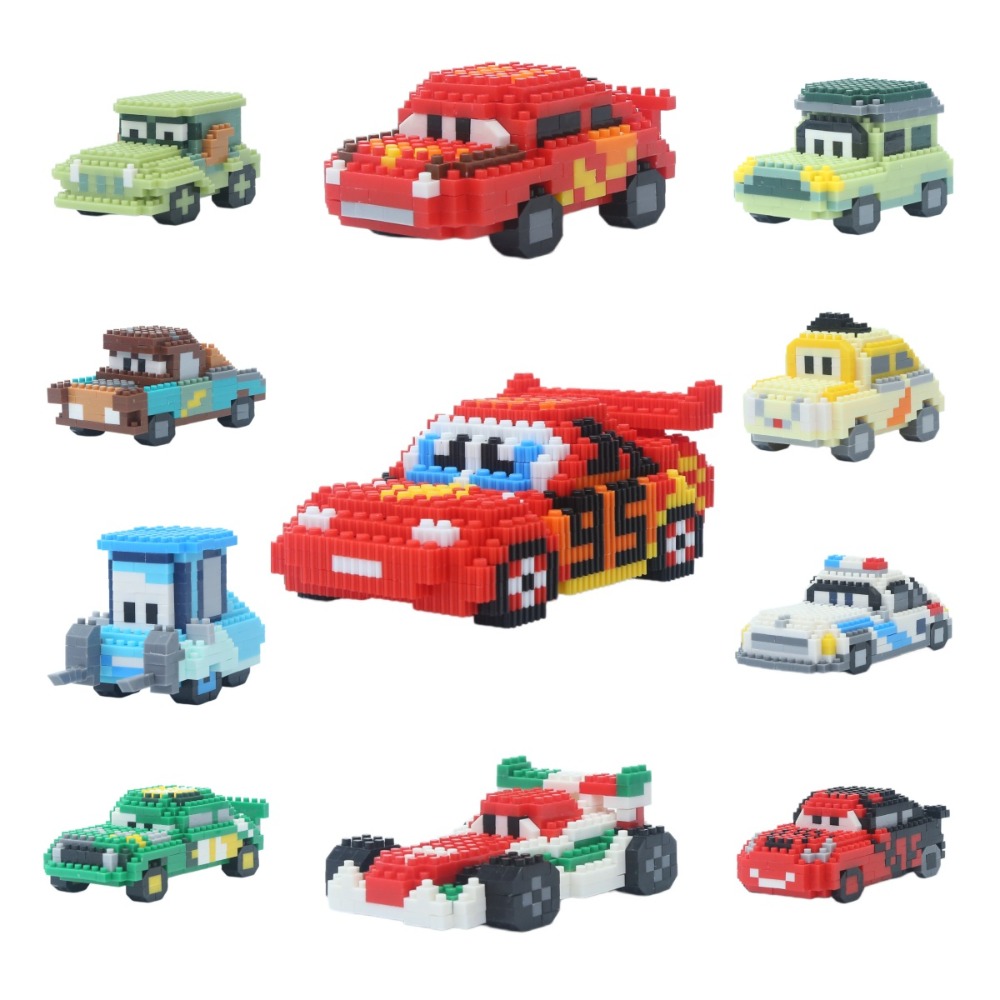 Disney Building Block DIY Puzz - Lighting Mcqueen Birthday Decor review and price