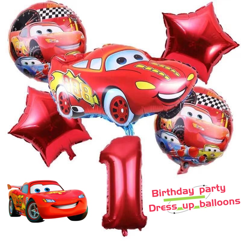 Lightning McQueen Cartoon Cute - Lighting Mcqueen Birthday Decor review and price